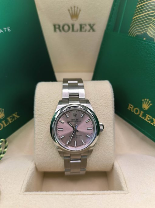 28mm 勞力士 ROLEX OYSTER PERPETUAL 276200-0004 粉紅色：圖片 2