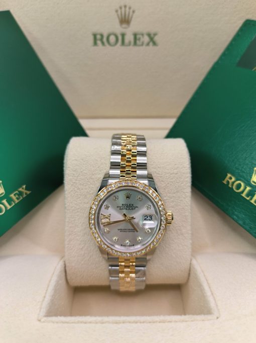 28mm 勞力士 ROLEX LADY-DATEJUST 279383rbr-0003 星鑽銀色珠帶：圖片 2