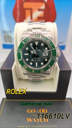 40mm Used ROLEX SUBMARINER 116610LV-0002 HULK