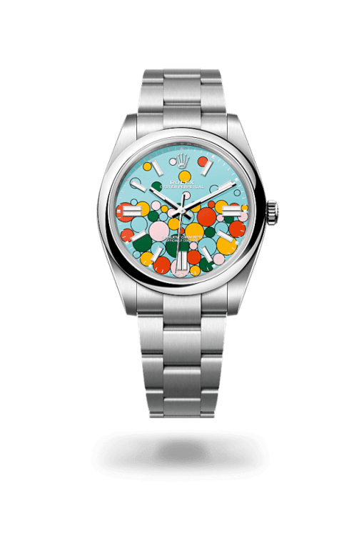 41mm 勞力士 ROLEX OYSTER PERPETUAL 124300-0008 慶典圖案