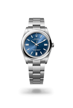 36mm 勞力士 ROLEX OYSTER PERPETUAL 126000-0003 亮藍色