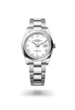 36mm 勞力士 ROLEX DATEJUST 126200-0008 羅馬字白色