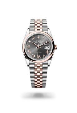 36mm 勞力士 ROLEX DATEJUST 126201-0023 羅馬字灰色珠帶