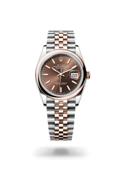 36mm 勞力士 ROLEX DATEJUST 126201-0043 巧克力色珠帶