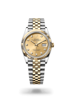 36mm 勞力士 ROLEX DATEJUST 126233-0017 鑲鑽香檳色珠帶