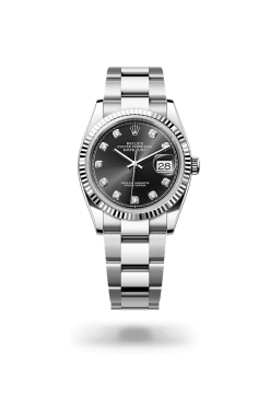 36mm 勞力士 ROLEX DATEJUST 126234-0028 鑲鑽亮黑色