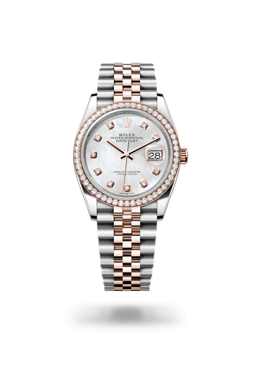 36mm ROLEX DATEJUST 126281rbr-0009 Mother of Pearl Jubilee