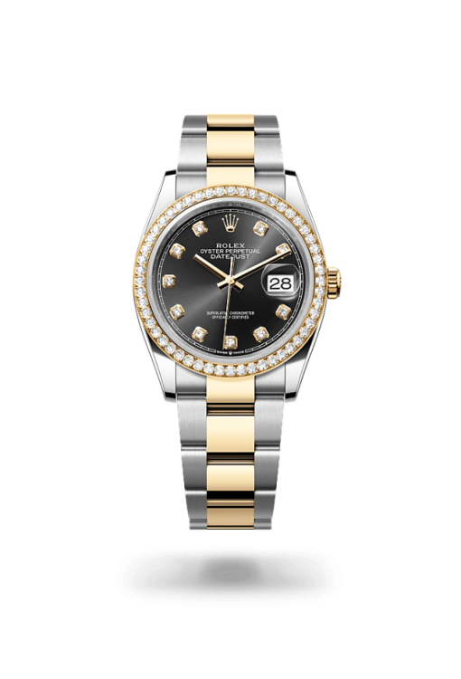 36mm 勞力士 ROLEX DATEJUST 126283rbr-0008 外圈鑽鑲鑽亮黑色