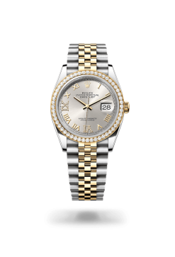 36mm 勞力士 ROLEX DATEJUST 126283rbr-0017 外圈鑽羅馬數字銀色珠帶