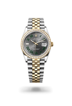 36mm 勞力士 ROLEX DATEJUST 126283rbr-0021 外圈鑽溫布頓面珠帶