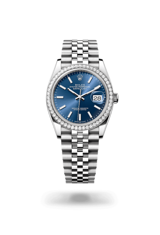 36mm ROLEX DATEJUST 126284rbr-0009 Blue Jubilee