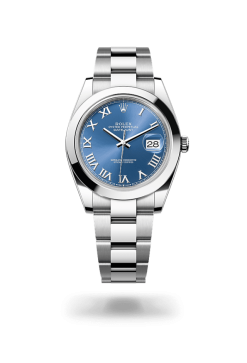 41mm ROLEX DATEJUST 126300-0017 Roman Sky Blue