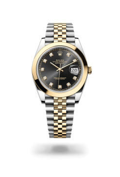 41mm ROLEX DATEJUST 126303-0006 Bright Black Jubilee