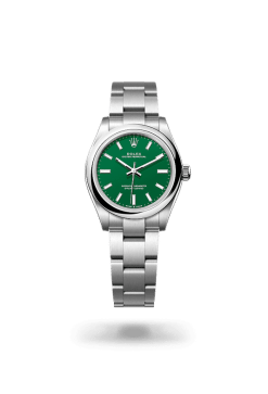 31mm 勞力士 ROLEX OYSTER PERPETUAL 277200-0006 綠色
