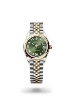 31mm 勞力士 ROLEX DATEJUST 278243-0016 羅馬字橄欖綠色珠帶