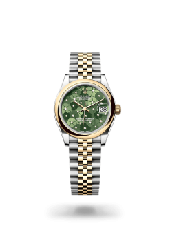 31mm 勞力士 ROLEX DATEJUST 278243-0032 橄欖綠色花朵圖案珠帶