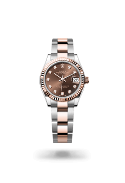 31mm 勞力士 ROLEX DATEJUST 278271-0027 鑲鑽巧克力色