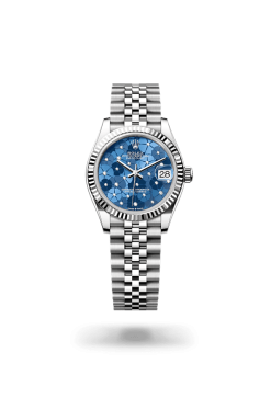31mm 勞力士 ROLEX DATEJUST 278274-0036 藍色花朵圖案珠帶