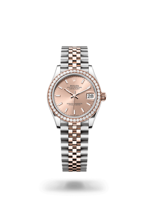 31mm 勞力士 ROLEX DATEJUST 278381rbr-0010 外圈鑲鑽粉紅色珠帶