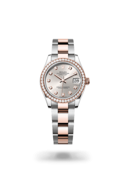 31mm 勞力士 ROLEX DATEJUST 278381rbr-0015 外圈鑲鑽銀色