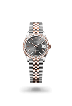 31mm 勞力士 ROLEX DATEJUST 278381rbr-0018 外圈鑲鑽灰色珠帶