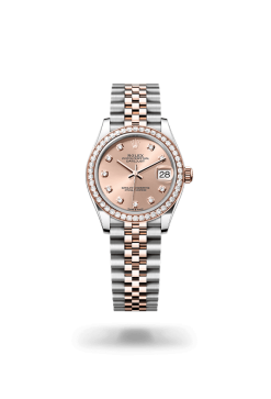 31mm 勞力士 ROLEX DATEJUST 278381rbr-0024 外圈鑲鑽粉紅色珠帶