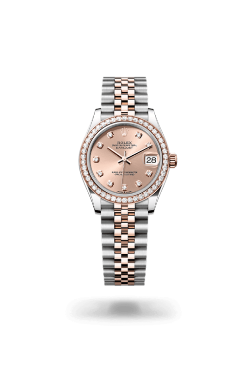 31mm 勞力士 ROLEX DATEJUST 278381rbr-0024 外圈鑲鑽粉紅色珠帶