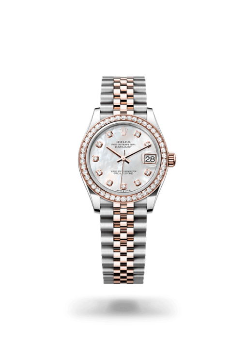 31mm 勞力士 ROLEX DATEJUST 278381rbr-0026 外圈鑲鑽珍珠母珠帶