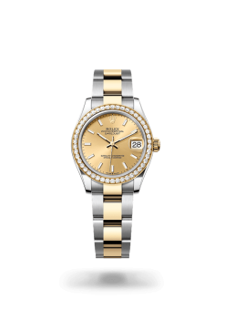 31mm 勞力士 ROLEX DATEJUST 278381rbr-0013 外圈鑲鑽香檳色