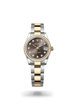 31mm 勞力士 ROLEX DATEJUST 278381rbr-0021 外圈鑲鑽深灰色
