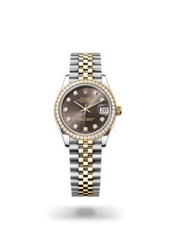 31mm 勞力士 ROLEX DATEJUST 278381rbr-0022 外圈鑲鑽深灰色珠帶