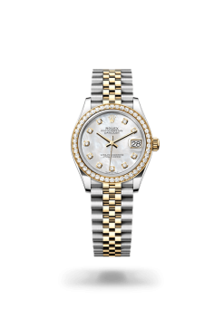 31mm 勞力士 ROLEX DATEJUST 278381rbr-0026 外圈鑲鑽珍珠母珠帶