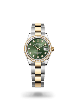 31mm 勞力士 ROLEX DATEJUST 278381rbr-0029 外圈鑲鑽羅馬字銀色