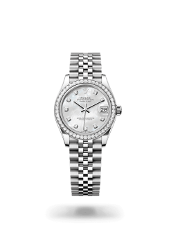 31mm 勞力士 ROLEX DATEJUST 278384rbr-0008外圈鑲鑽珍珠母珠帶