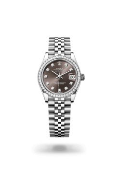 31mm 勞力士 ROLEX DATEJUST 278384rbr-0010外圈鑲鑽灰色珠帶