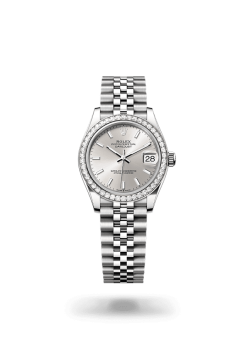 31mm 勞力士 ROLEX DATEJUST 278384rbr-0016外圈鑲鑽銀色珠帶