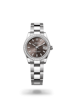 31mm 勞力士 ROLEX DATEJUST 278384rbr-0019外圈鑲鑽灰色