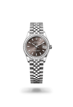 31mm 勞力士 ROLEX DATEJUST 278384rbr-0020外圈鑲鑽灰色珠帶