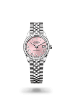 31mm 勞力士 ROLEX DATEJUST 278384rbr-0024外圈鑲鑽粉紅色珠帶