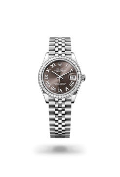 31mm 勞力士 ROLEX DATEJUST 278384rbr-0026外圈鑲鑽灰色珠帶