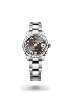 31mm 勞力士 ROLEX DATEJUST 278384rbr-0031外圈鑲鑽羅馬字灰色