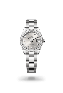 31mm 勞力士 ROLEX DATEJUST 278384rbr-0033外圈鑲鑽銀色