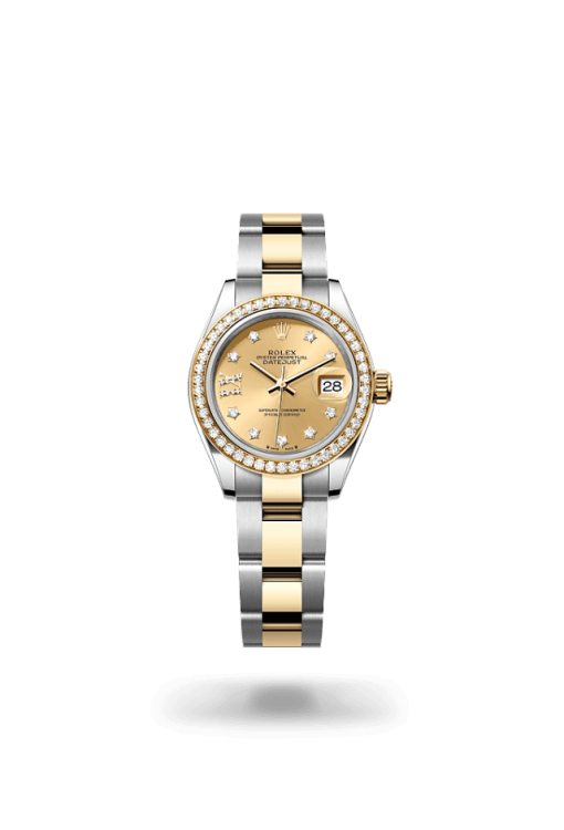 28mm 勞力士 ROLEX LADY-DATEJUST 279383rbr-0022 星鑽香檳金