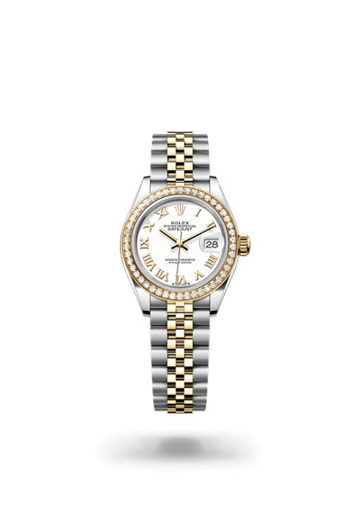 28mm 勞力士 ROLEX LADY-DATEJUST 279383rbr-0023 白色羅馬字珠帶