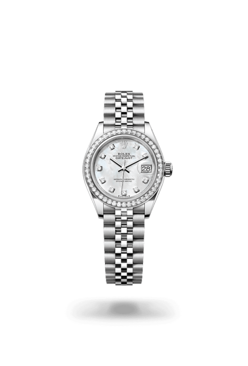 28mm 勞力士 ROLEX LADY-DATEJUST 279384rbr-0011 白貝母珠帶