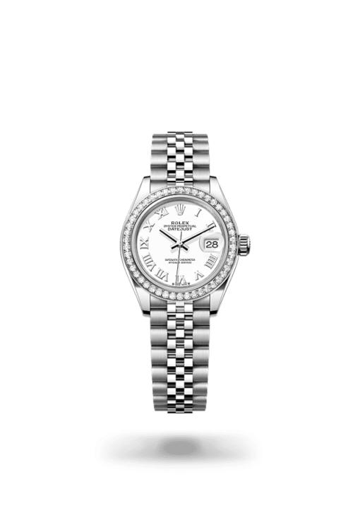 28mm 勞力士 ROLEX LADY-DATEJUST 279384rbr-0019 羅馬字白色珠帶