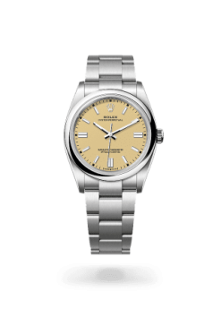 36mm ROLEX OYSTER PERPETUAL 126000-0012 Beige