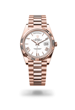 40mm 勞力士 ROLEX DAY-DATE 228235-0032 羅馬字白色