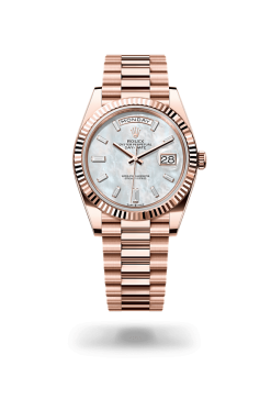 40mm 勞力士 ROLEX DAY-DATE 228235-0056 白色珍珠母