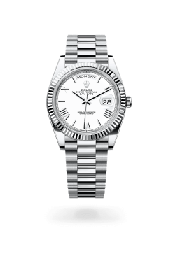 40mm 勞力士 ROLEX DAY-DATE 228236-0010 白色羅馬字